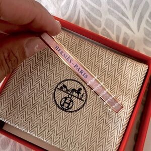 Hermes Pink Palmettes Composees bangle